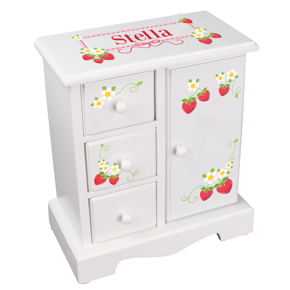 Jewelry Armoire - Strawberry - MyBambino.com