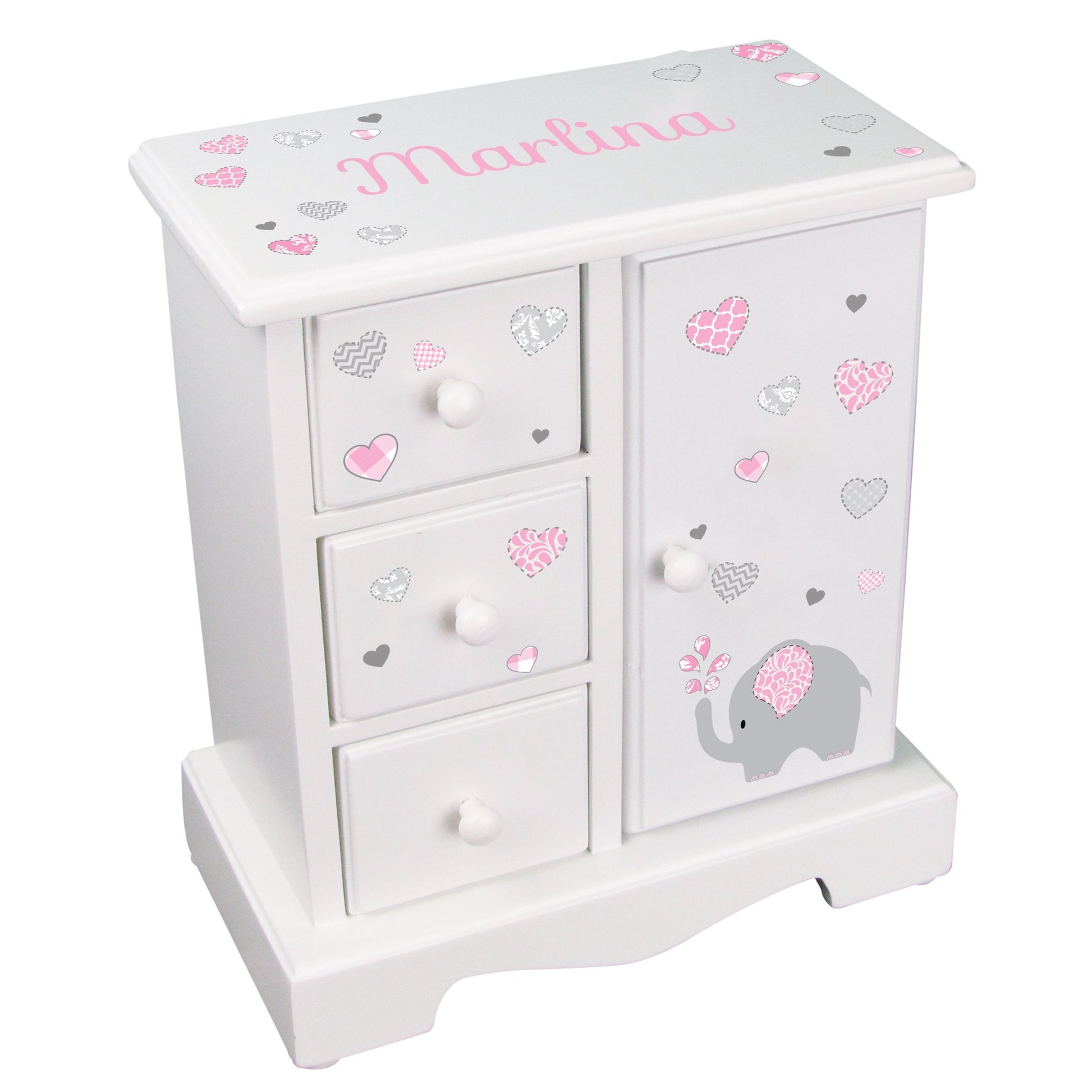 Personalized Jewelry Armoire 2.0 - MyBambino.com