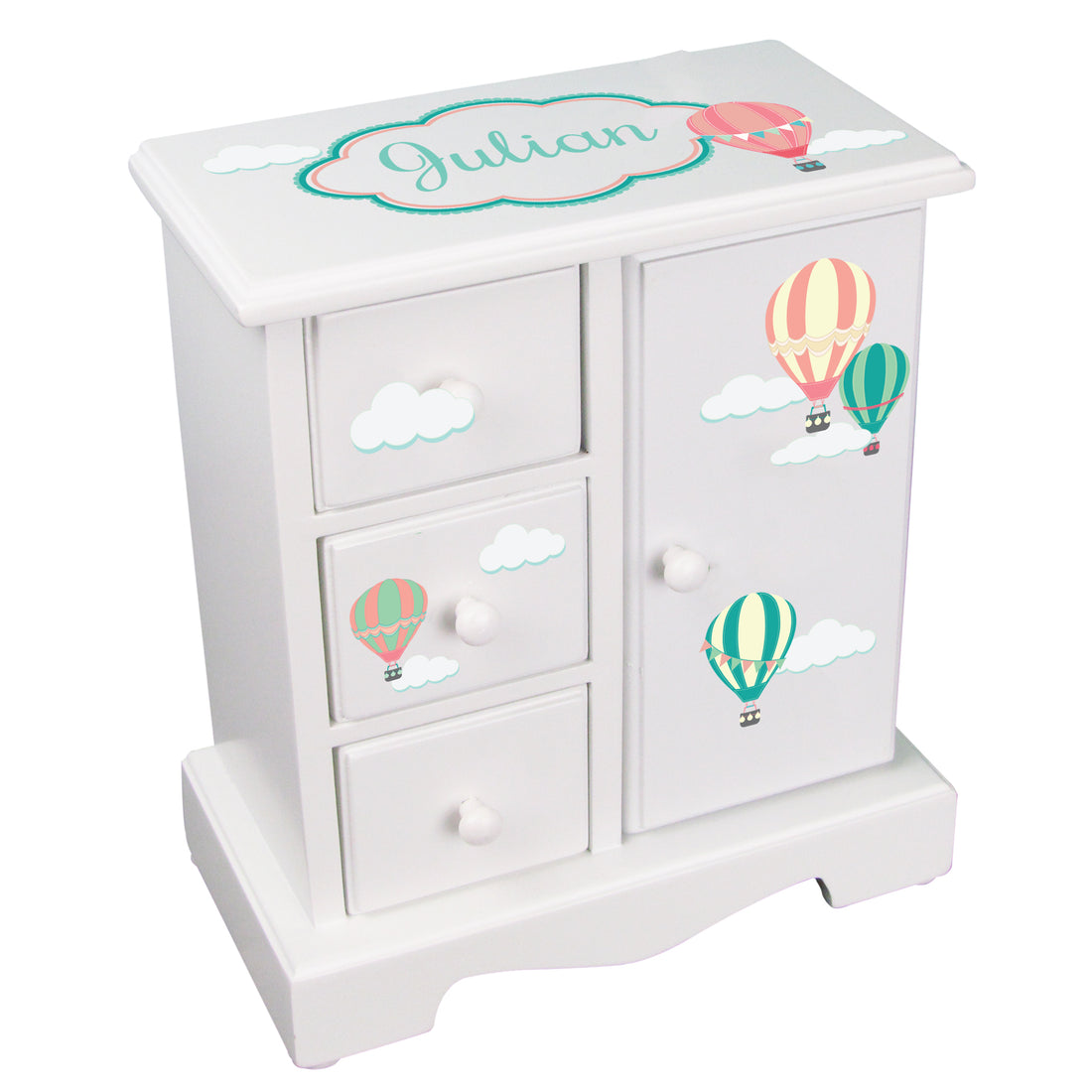 Jewelry Armoire - Hot Air Balloon - MyBambino.com