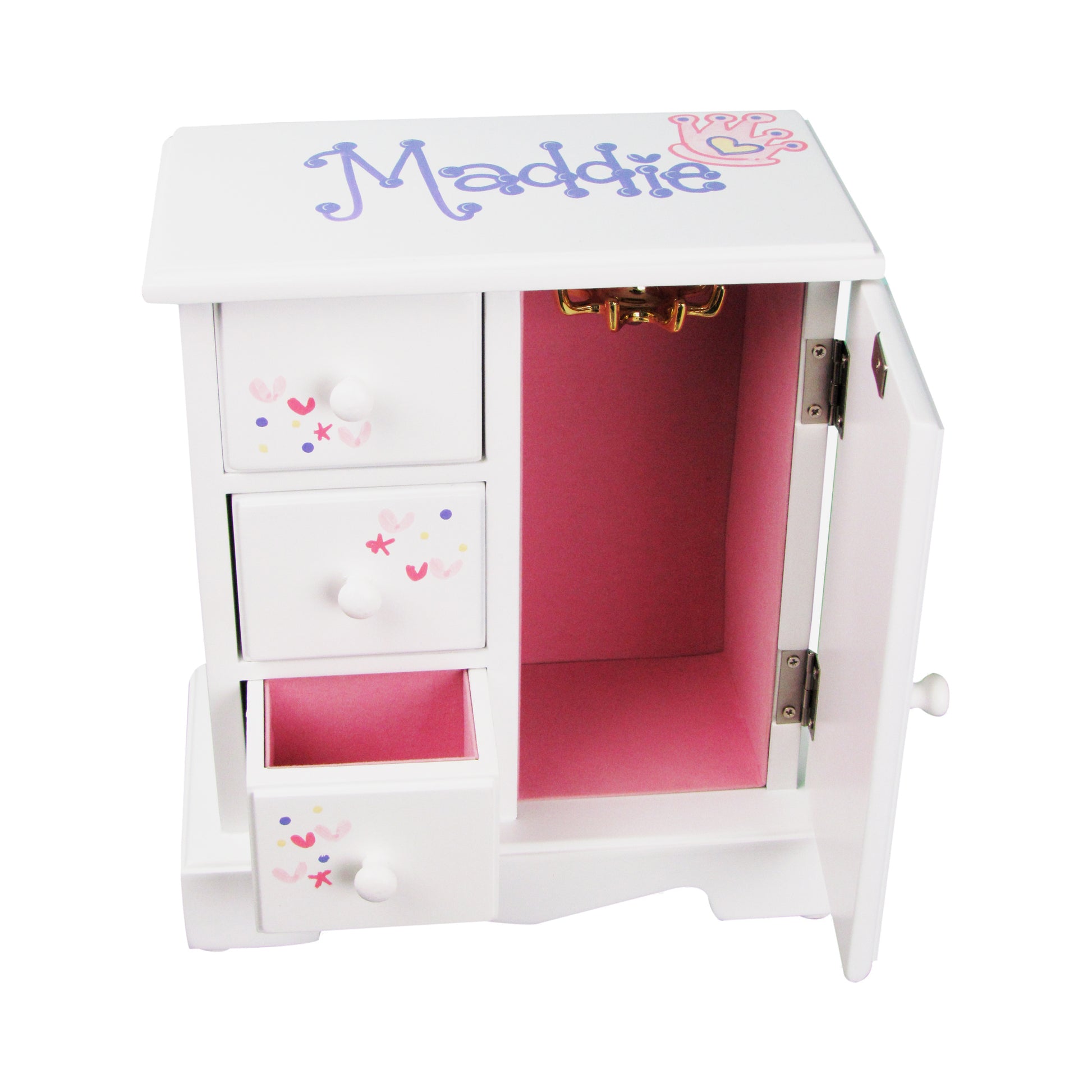 Outlet Hand Painted Jewelry Armoire - MyBambino.com