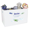 Open Top Toy Box - Airplane - MyBambino.com