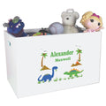 Open Top Toy Box - Dinosaurs - MyBambino.com