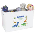 Open Top Toy Box - Dinosaurs - MyBambino.com
