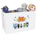 Open Top Toy Box - Superhero - MyBambino.com