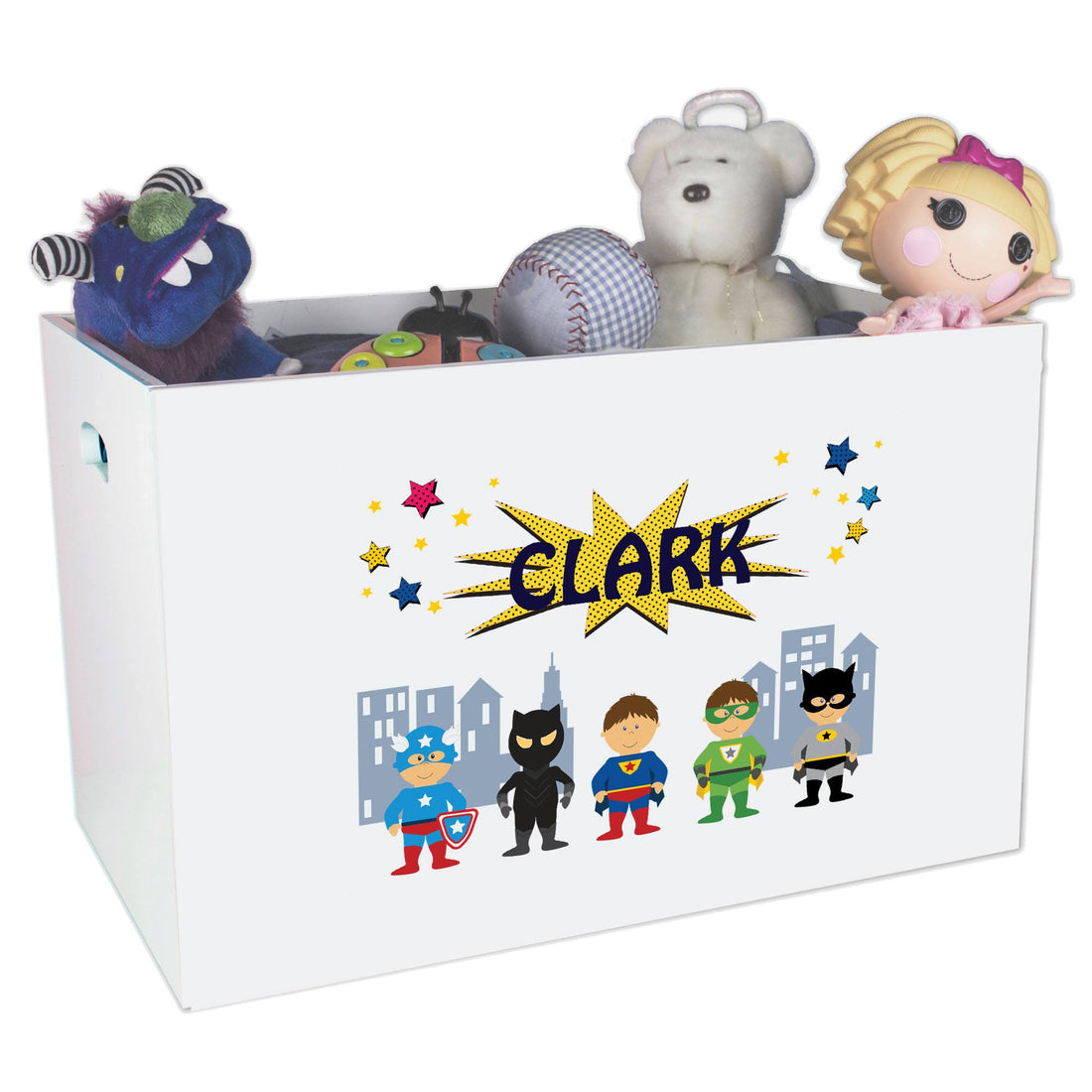 Open Top Toy Box - Superhero - MyBambino.com