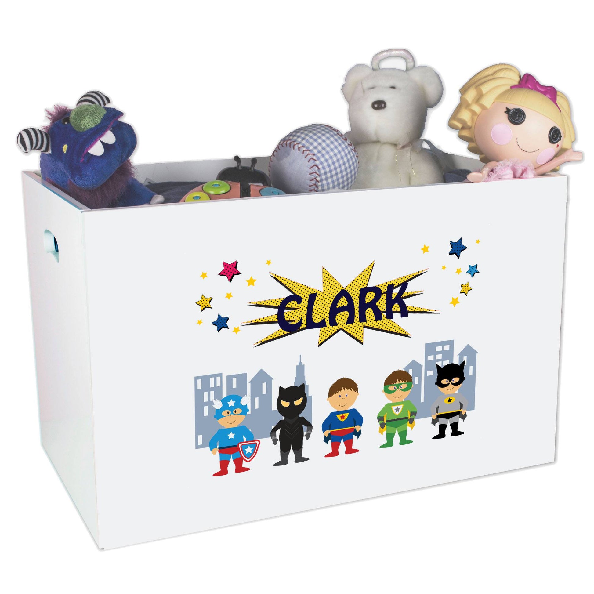Open Top Toy Box - Superhero - MyBambino.com