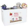 Open Top Toy Box - Barnyard Friends - MyBambino.com