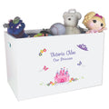 Open Top Toy Box - Princess Castle - MyBambino.com
