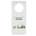 Green Tractor Door Hanger - MyBambino.com