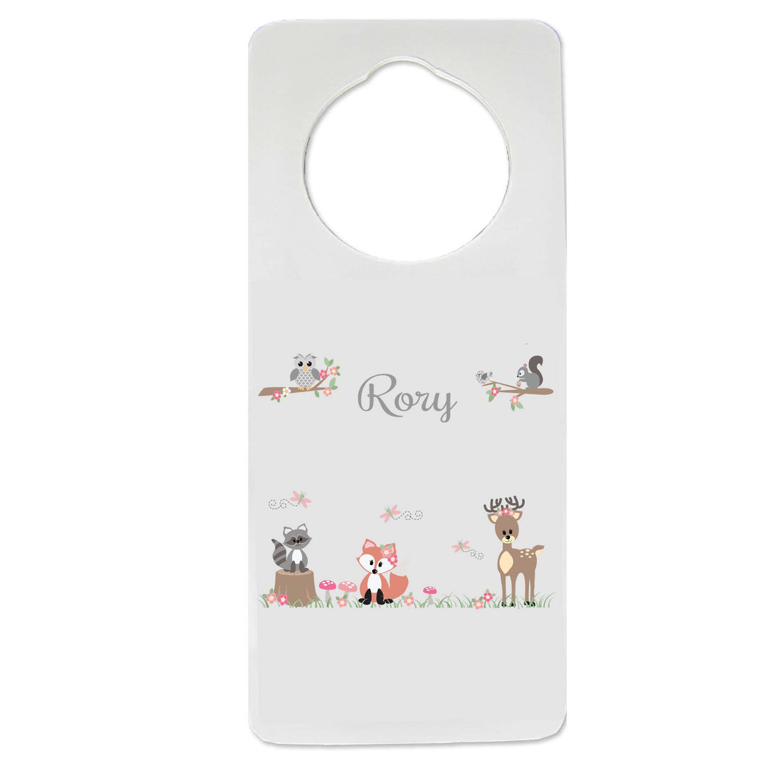 Gray Woodland Door Hanger - MyBambino.com