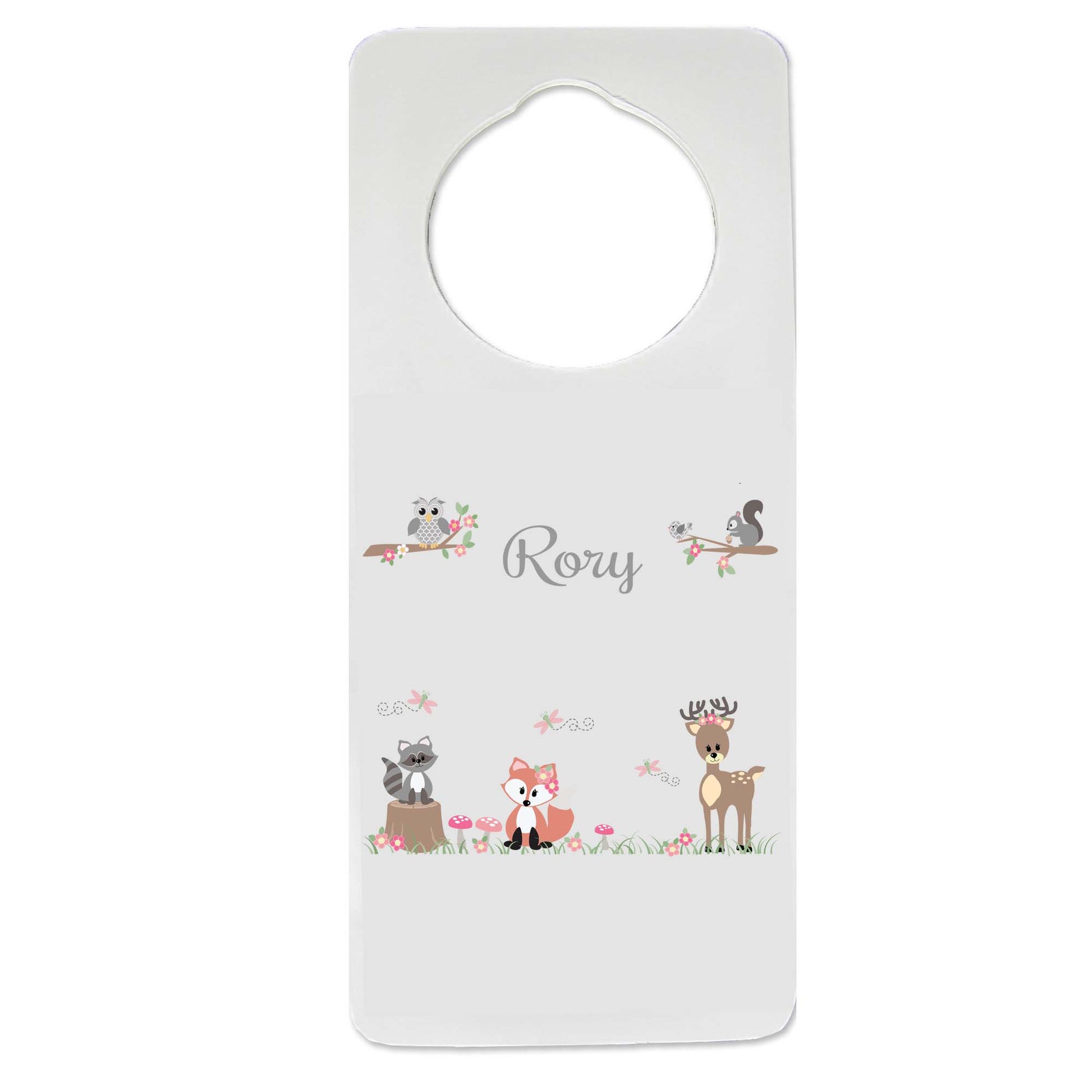 Gray Woodland Door Hanger - MyBambino.com