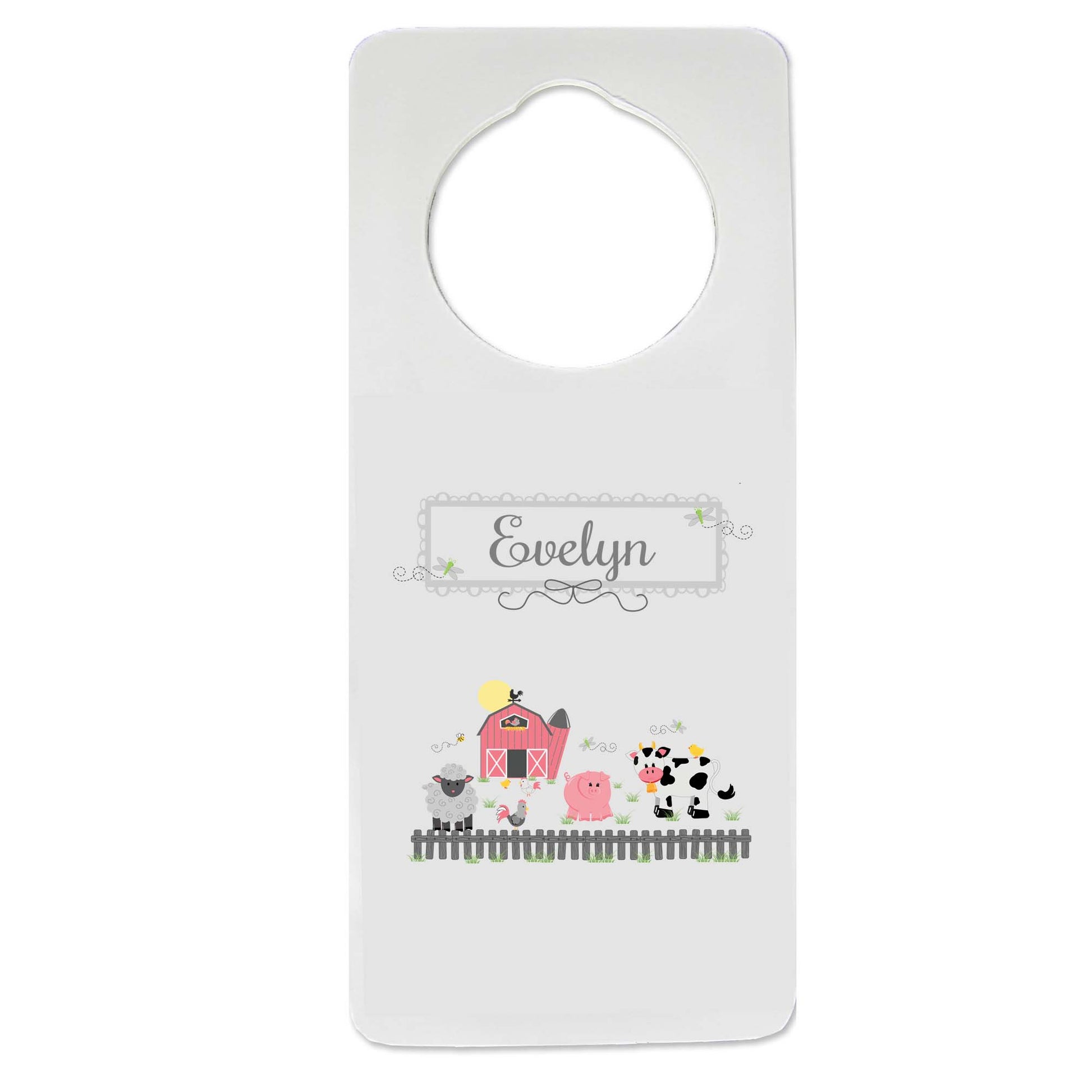 Barnyard Pastel Door Hanger - MyBambino.com
