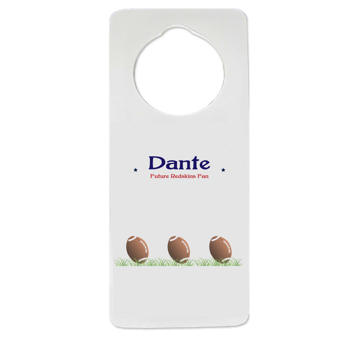 Football Door Hanger - MyBambino.com
