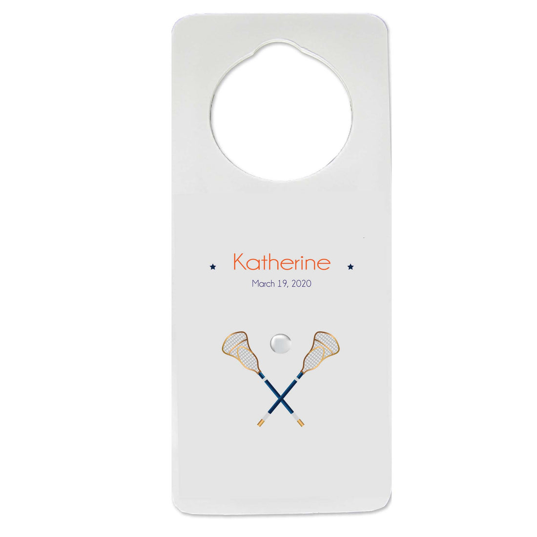 Lacrosse Sticks Door Hanger - MyBambino.com
