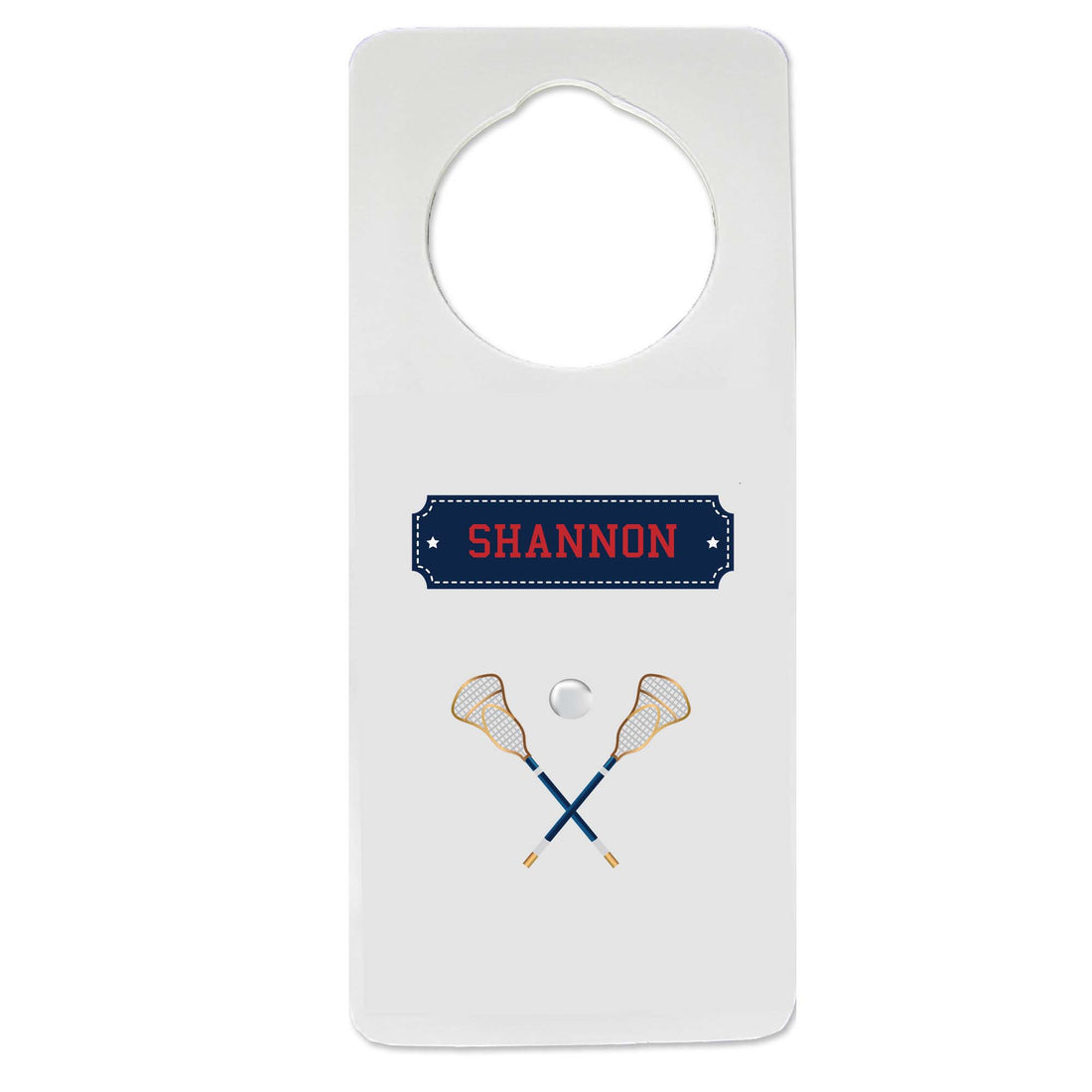 Lacrosse Sticks Door Hanger - MyBambino.com