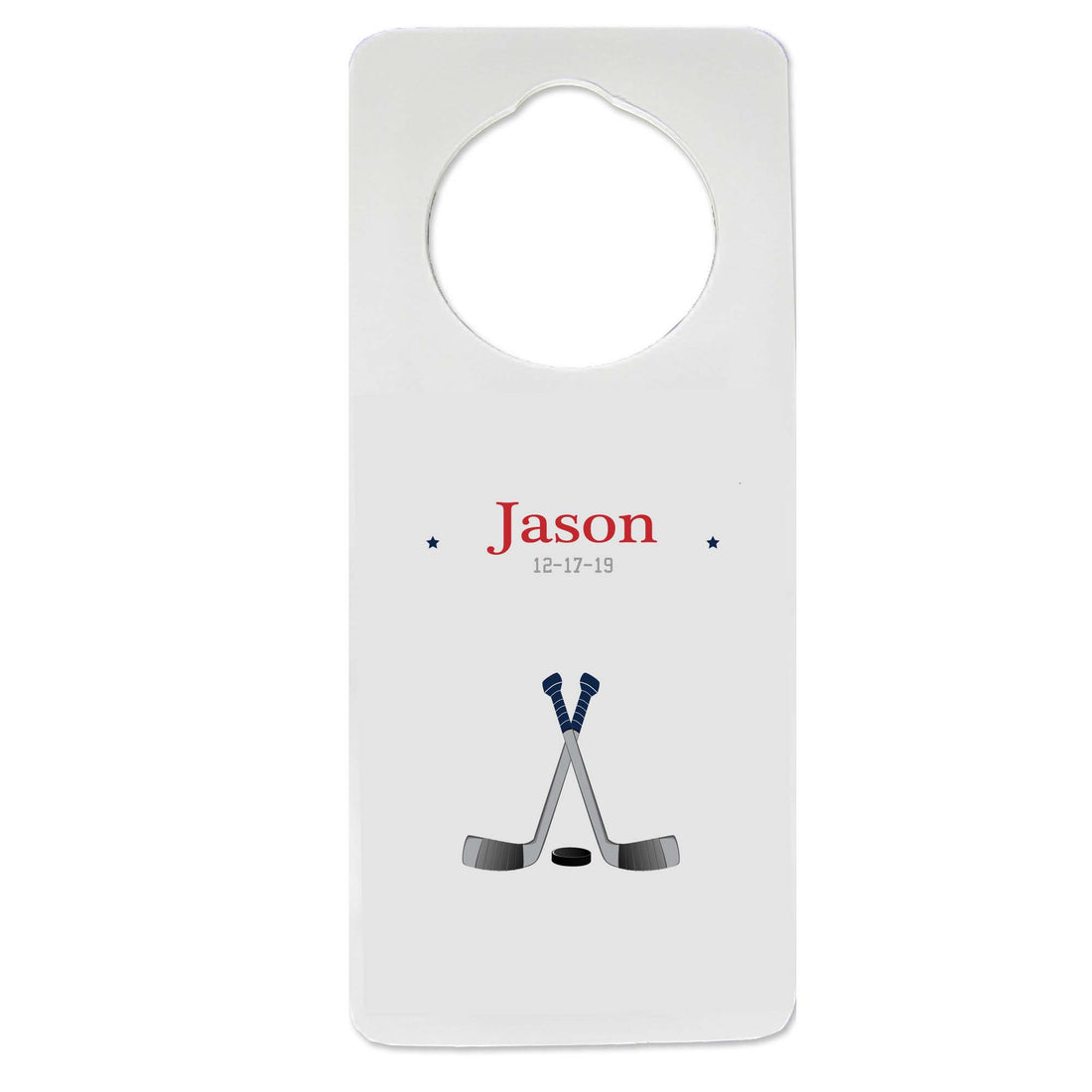 Ice Hockey Door Hanger - MyBambino.com