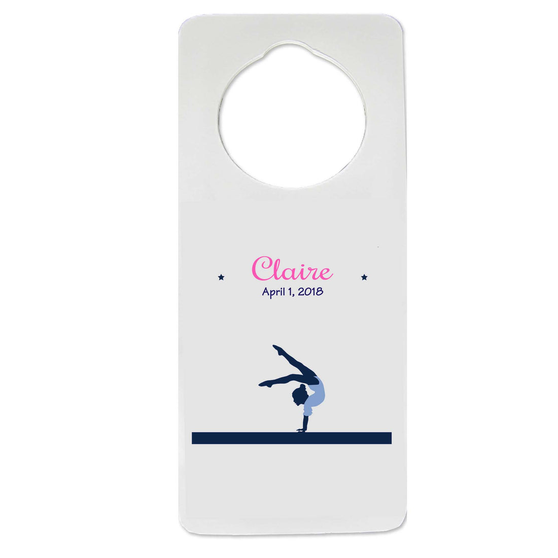 Gymnastics Door Hanger - MyBambino.com