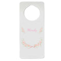 Blush Floral Garland Door Hanger - MyBambino.com