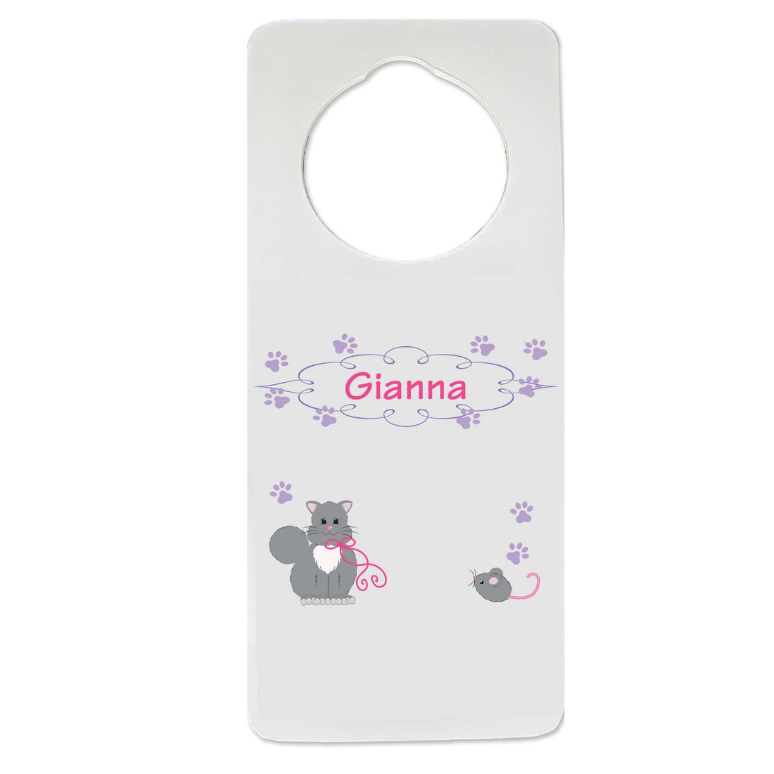 Kitty Cat Door Hanger - MyBambino.com
