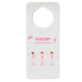 Brunette Ballerina Door Hanger - MyBambino.com
