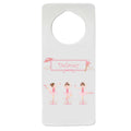 Brunette Ballerina Door Hanger - MyBambino.com