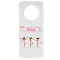 African American Ballerina Door Hanger - MyBambino.com