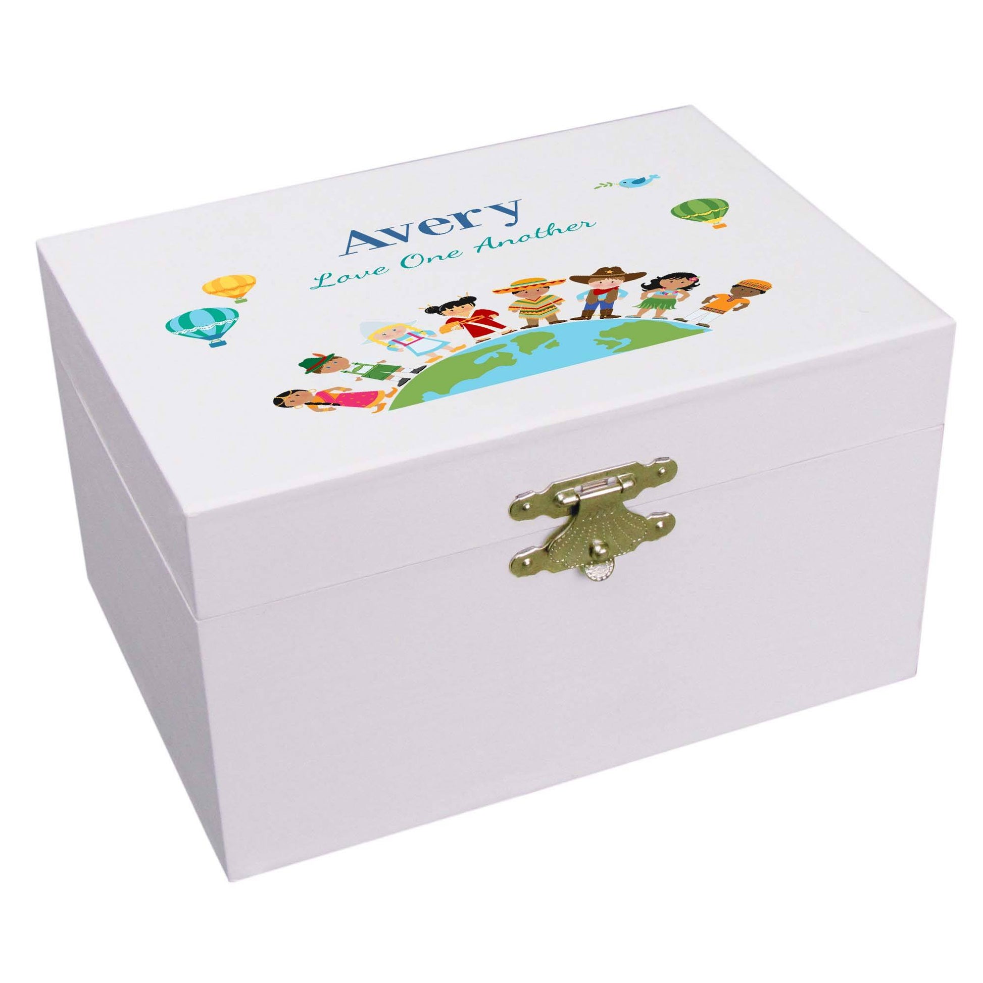 Small World Musical Ballerina Jewelry Box - MyBambino.com