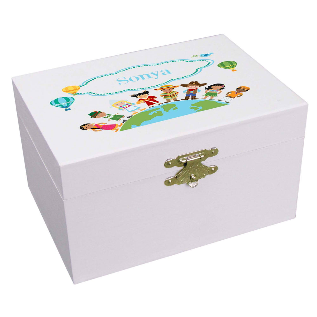 Small World Musical Ballerina Jewelry Box - MyBambino.com