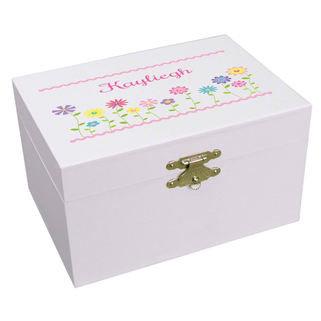 Stemmed Flowers Musical Ballerina Jewelry Box - MyBambino.com