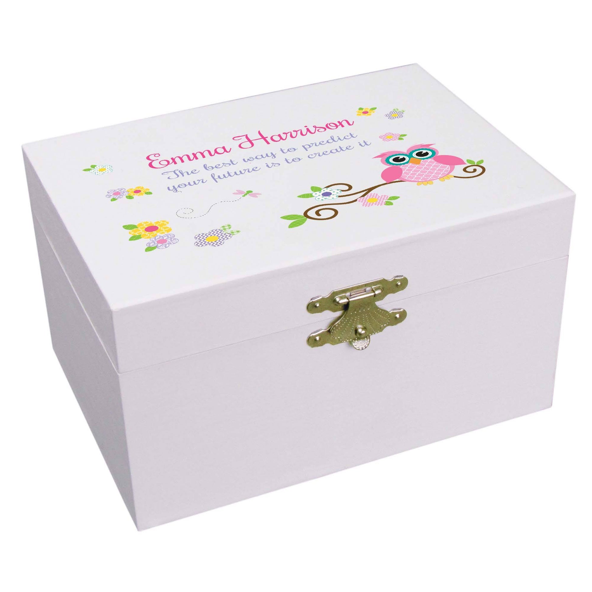 Calico Owl Musical Ballerina Jewelry Box - MyBambino.com