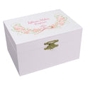 Baptism Communion Blush Cross Ballerina Jewelry Box - MyBambino.com
