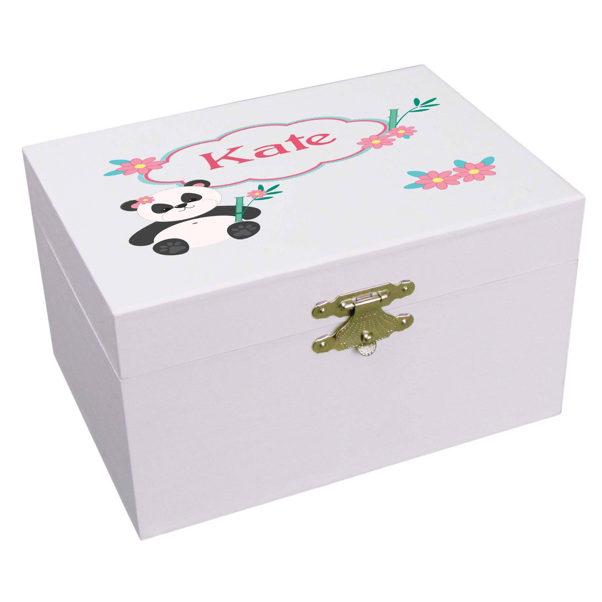 Panda Bear Musical Ballerina Jewelry Box - MyBambino.com