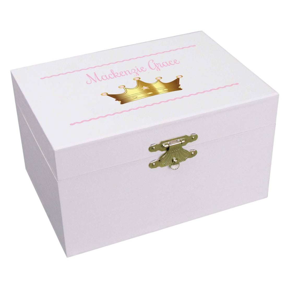 Pink Princess Crown Ballerina Jewelry Box - MyBambino.com
