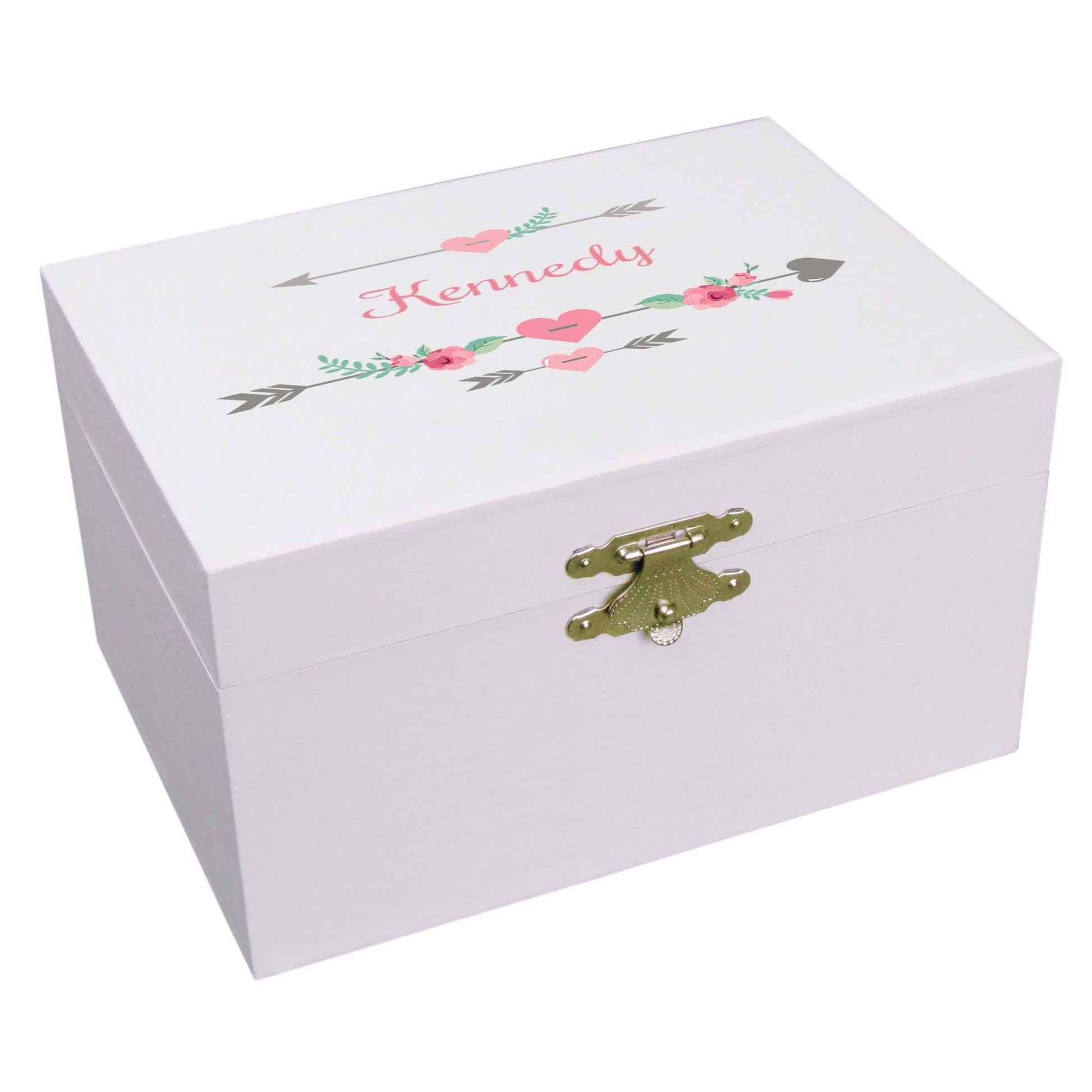 Girl's Tribal Arrow Musical Ballerina Jewelry Box - MyBambino.com