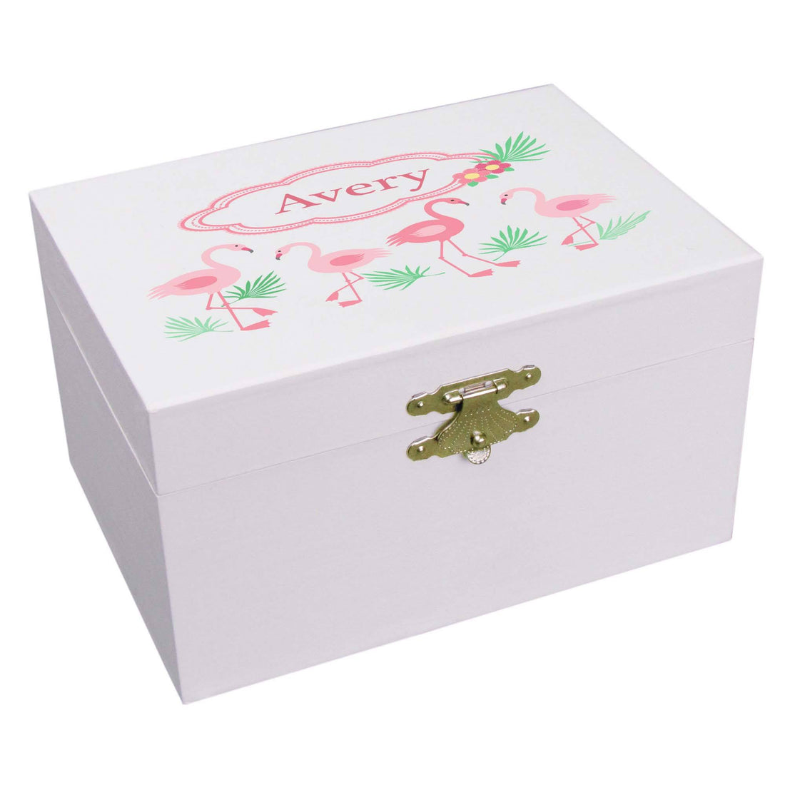 Flamingo Musical Ballerina Jewelry Box - MyBambino.com