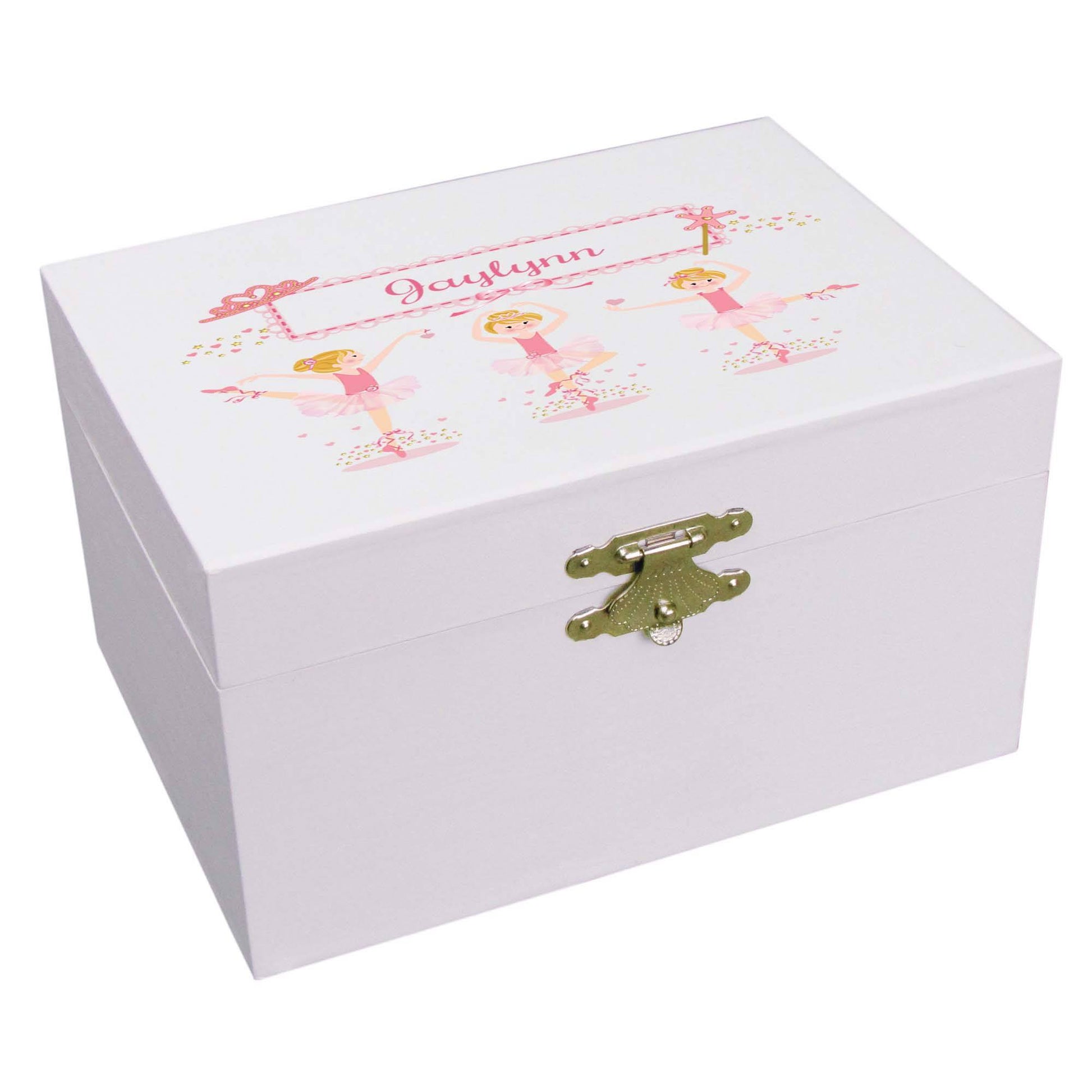Blonde Musical Ballerina Jewelry Box - MyBambino.com