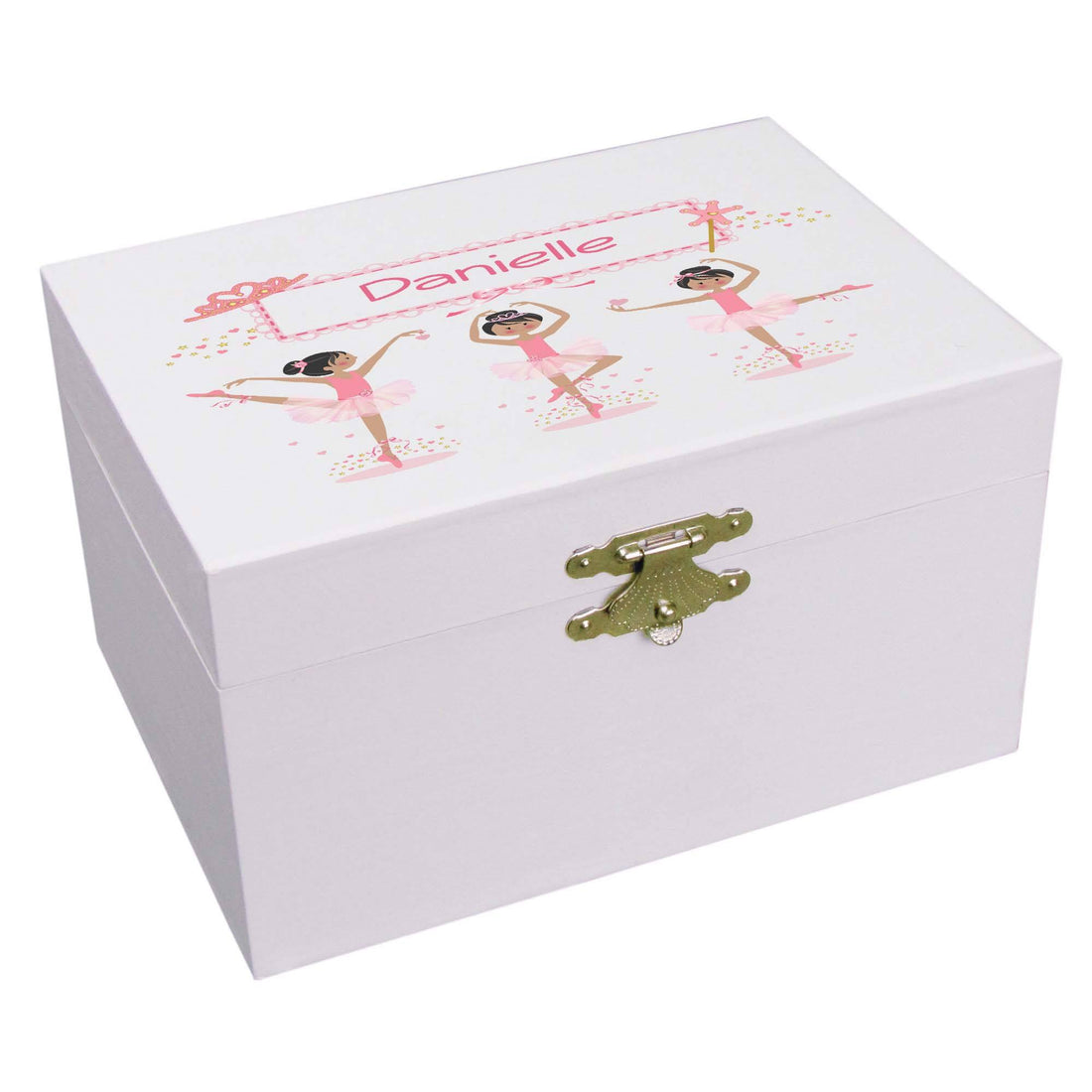 Black Hair Musical Ballerina Jewelry Box - MyBambino.com
