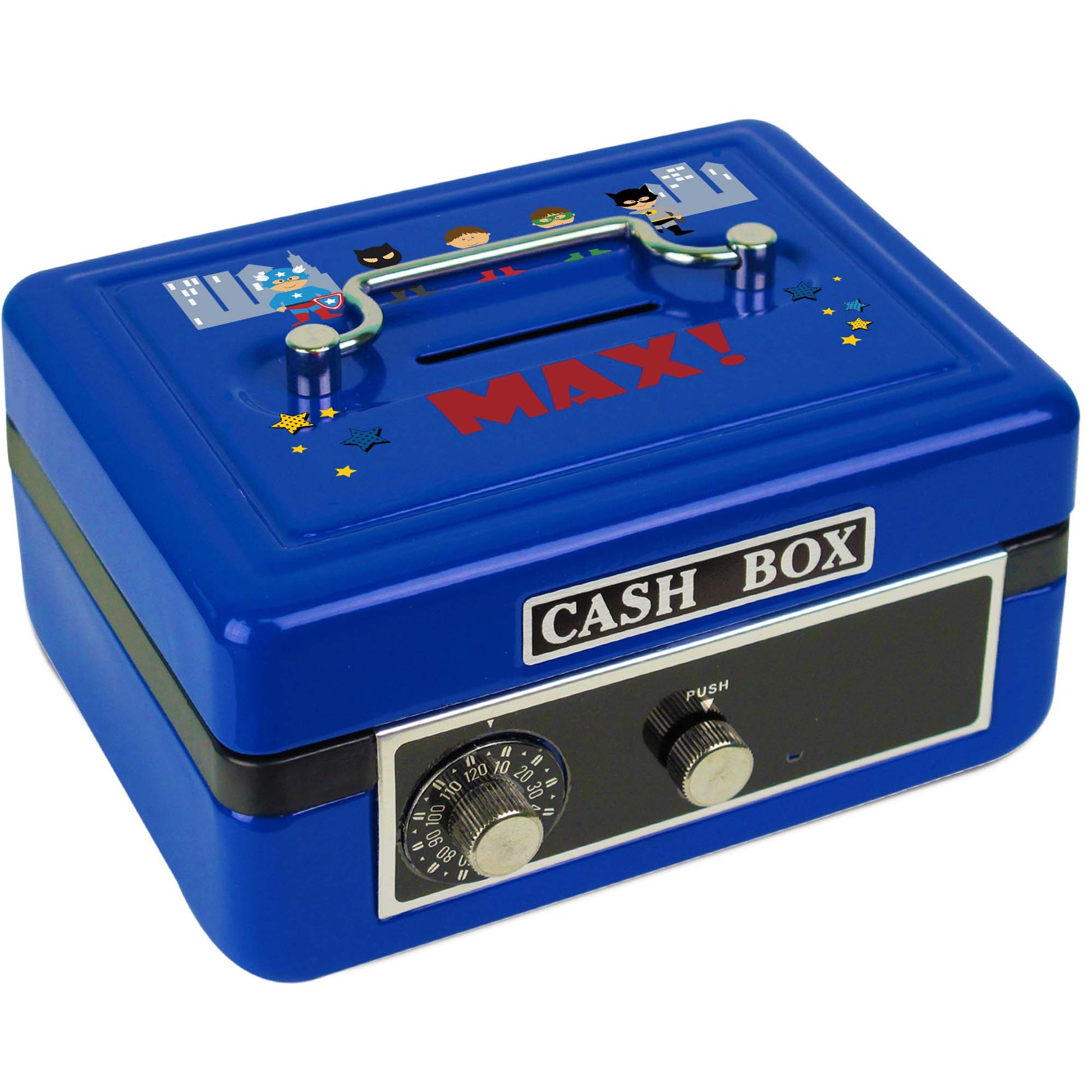 Blue Cash Box - Superhero - MyBambino.com