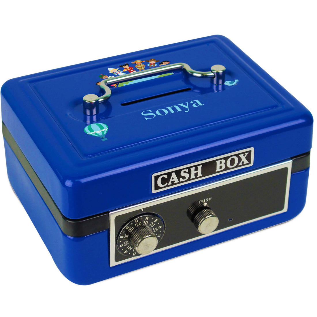 Blue Cash Box - Small World - MyBambino.com