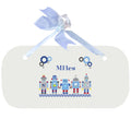 Blue Wall Plaque - Robot - MyBambino.com