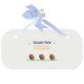 Blue Wall Plaque - Footballs - MyBambino.com