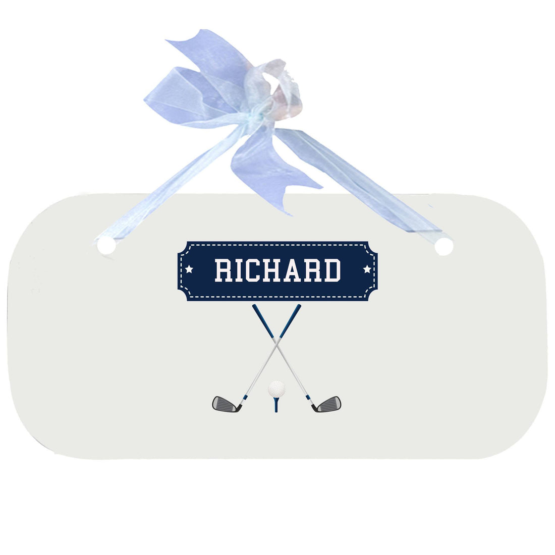Blue Wall Plaque - Golf - MyBambino.com