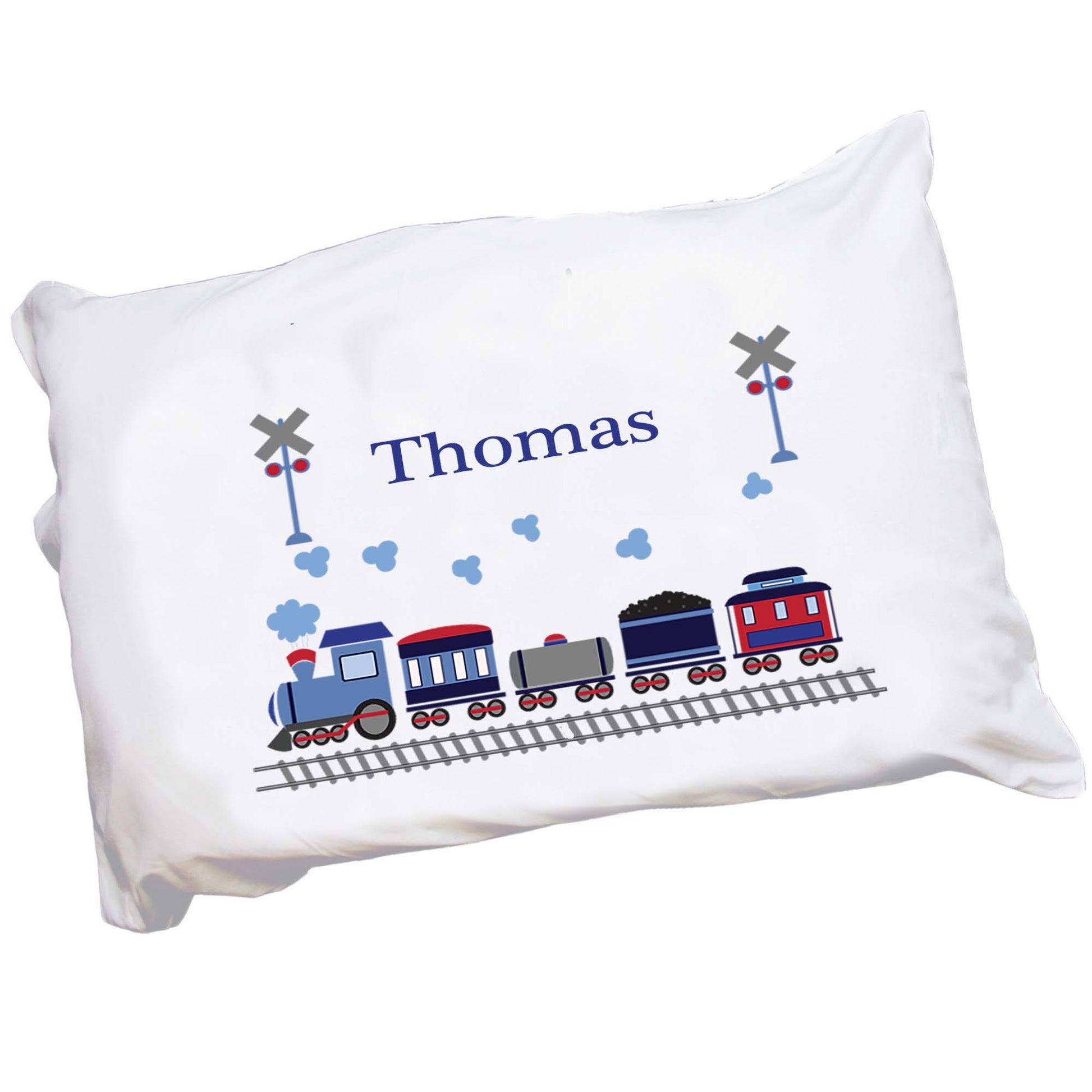 Personalized Train Pillowcase - MyBambino.com