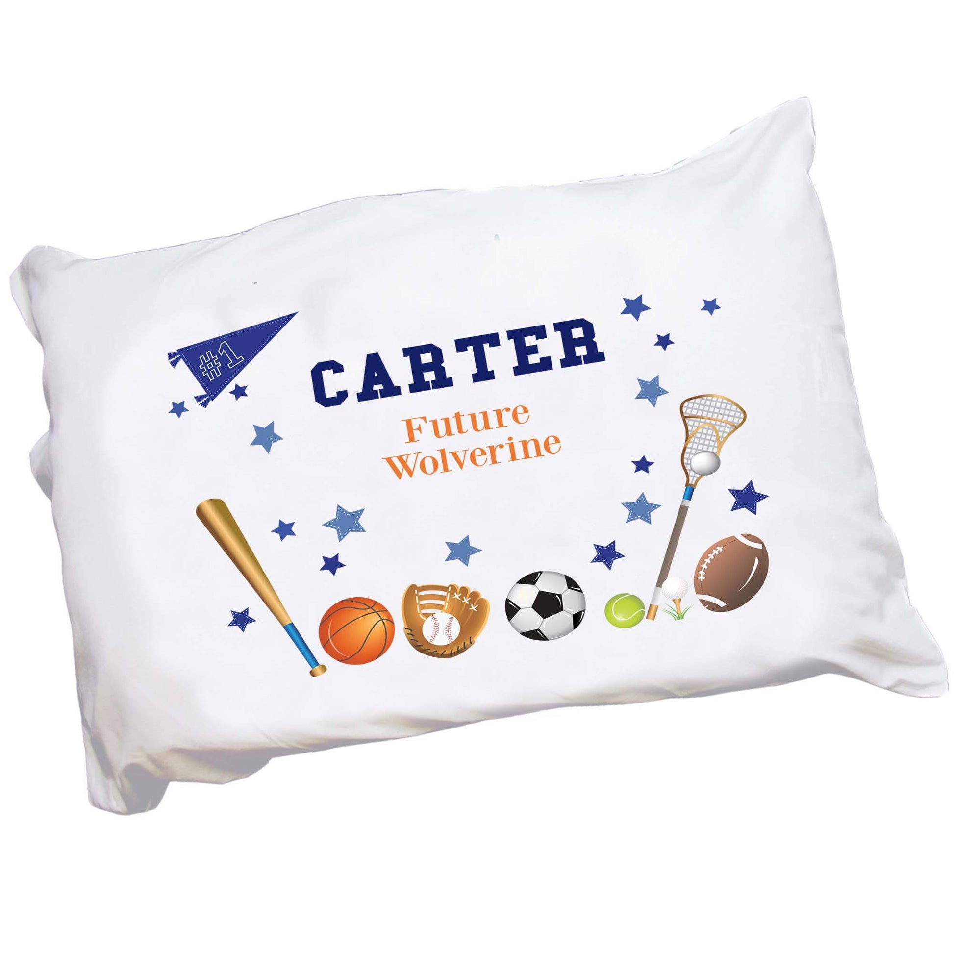 Personalized Sports Pillowcase - MyBambino.com