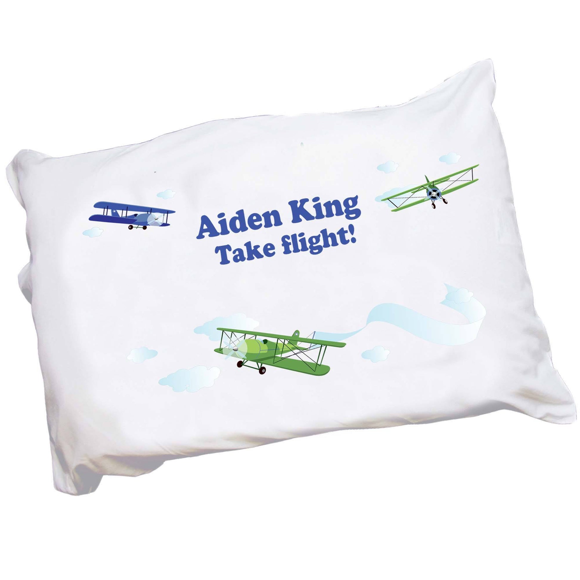 Personalized Airplane Pillowcase - MyBambino.com