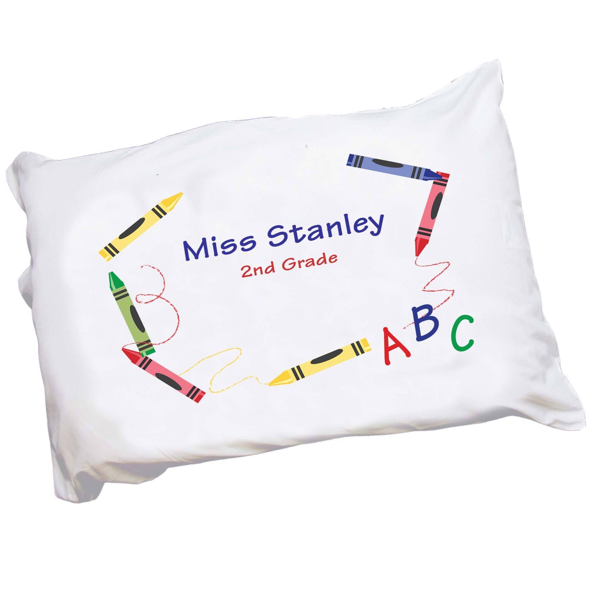 Personalized Crayon Pillowcase - MyBambino.com