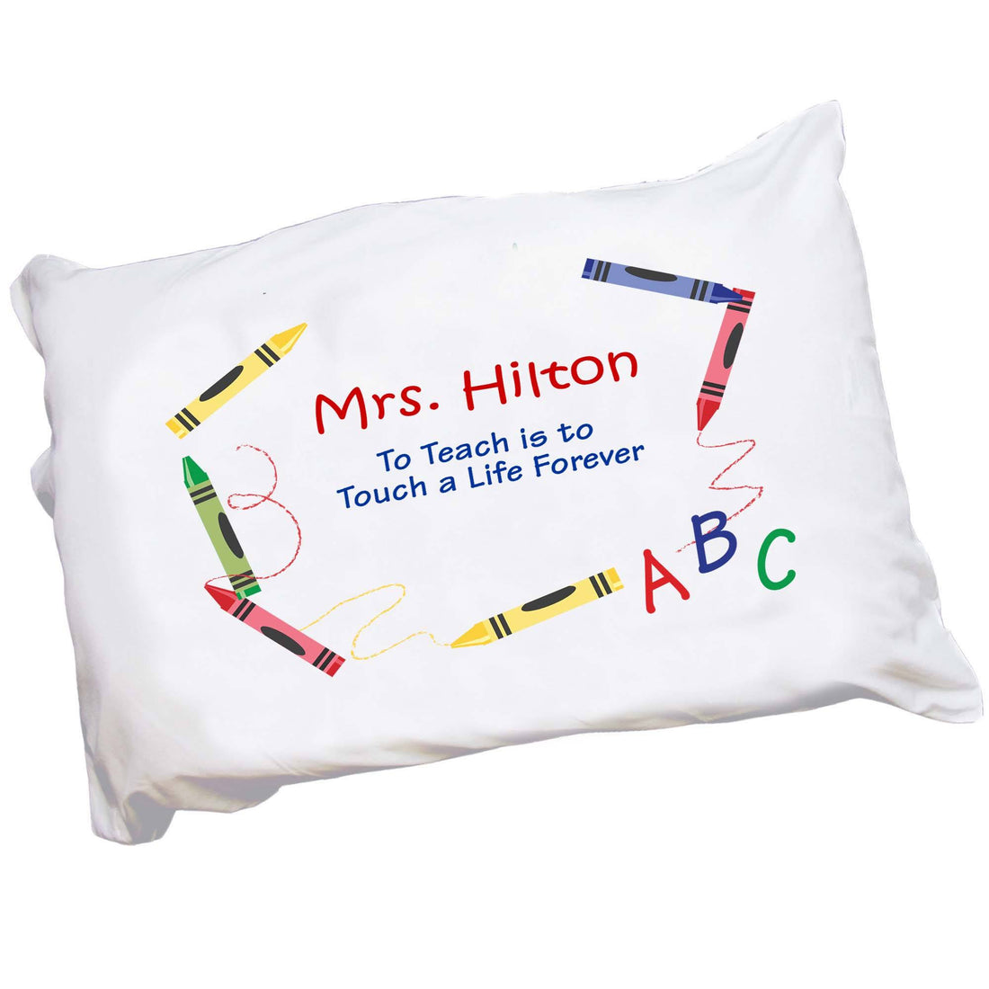 Personalized Crayon Pillowcase - MyBambino.com