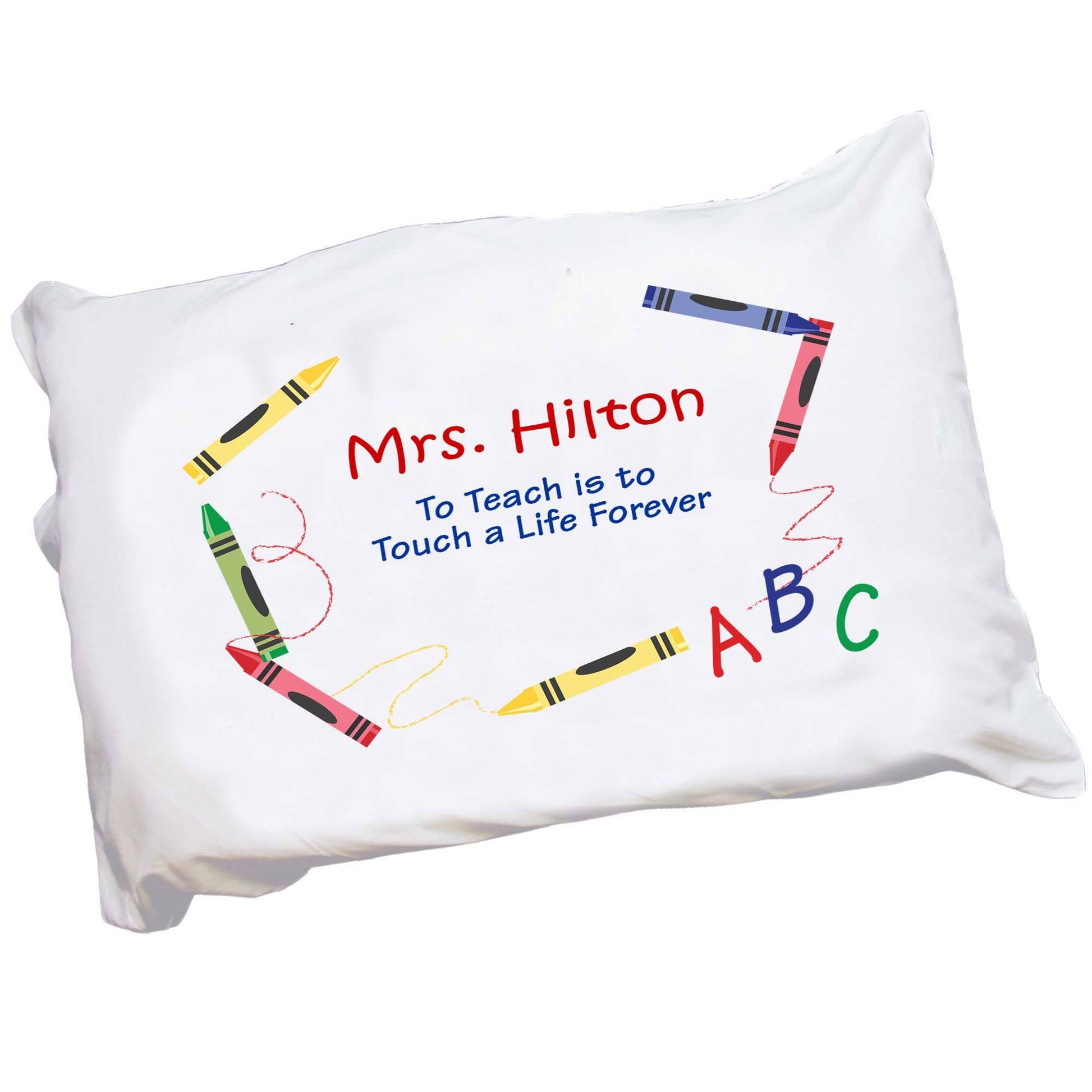 Personalized Crayon Pillowcase - MyBambino.com