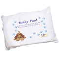 Personalized Blue Puppy Dog Pillowcase - MyBambino.com