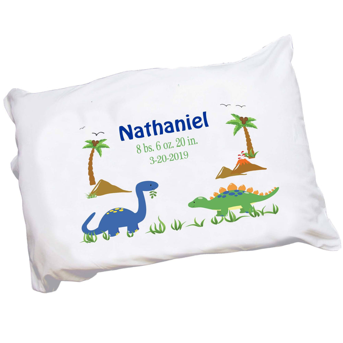Personalized Dinosaur Pillowcase - MyBambino.com